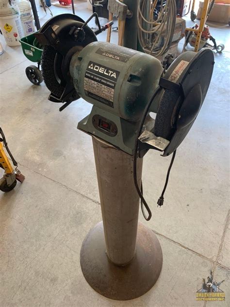 Delta Pedestal Grinder W Stand Offsite