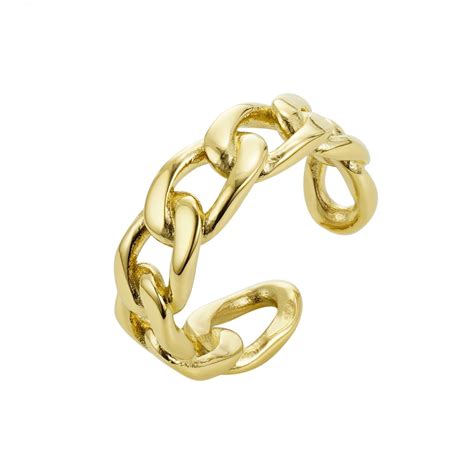 Chain Ring Gold New Arrivals Bud To Rose™