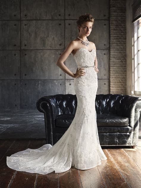 Lusan Mandongus Beaded Strapless Mermaid Wedding Dress Kl Designer