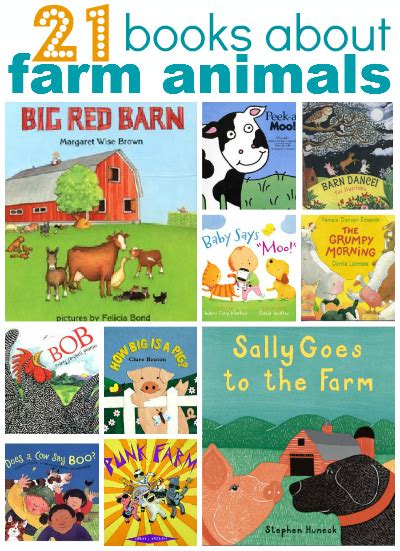 21 Books About Farm Animals - No Time For Flash Cards