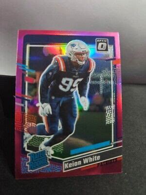 2023 Donruss Rated Rookie Optic Preview Pink Prizm 371 Keion White RC