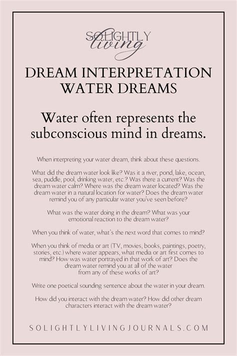 What Does A Water Dream Mean? | Water Dream Interpretations & Tips for Interpreting Your Water Dream