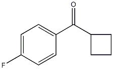 环丁基 4 氟基酮 Cyclobutyl 4 fluorophenyl ketone 31431 13 7 参数分子结构式图谱信息 物