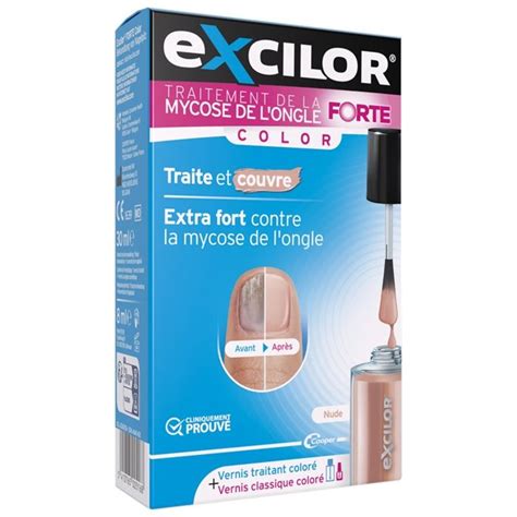 Excilor Forte Color Mycose Ongles Nude 30ml Cdiscount Santé Mieux vivre