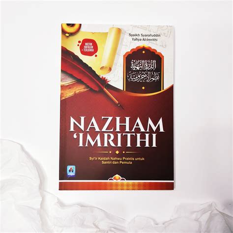 Jual BUKU Nahwu Nazham Imrithi Pustaka Arafah Buku Islami Shopee