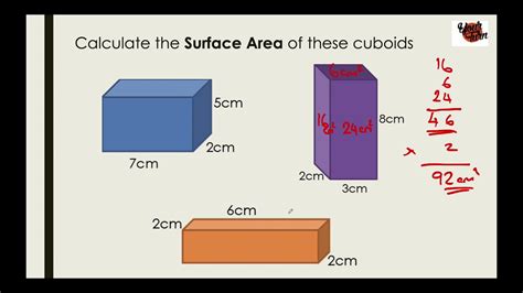 Year 7 Unit 9 Lesson 6 Surface Area Youtube