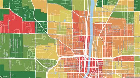 West Grand, Grand Rapids, MI Violent Crime Rates and Maps | CrimeGrade.org