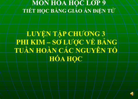 Bài giảng Hóa học 9 bài 32 Luyện tập chương 3 Phi kim sơ lược về