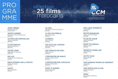 A selection of 25 Moroccan movies offered for free streaming by CCM : r ...