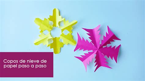 C Mo Hacer Copos De Nieve Con Papel Para Decorar En Navidad