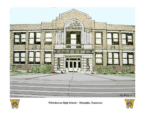 Whitehaven High School Drawing By John Helms