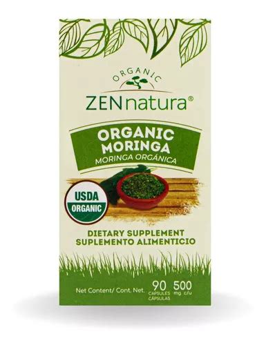 Moringa Organica Zen Natura Control Glucosa Capsulas Sabor Sin Sabor