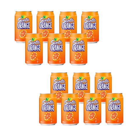 Refresco Gaseado De Naranja Santa 14 X 330 Ml Supermarket 23 Es Una