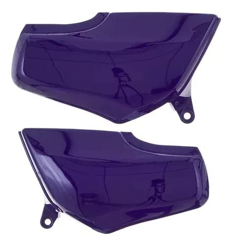 Par Tampa Lateral Cg 125 Titan 98 99 Azul Abrolhos Roxo Parcelamento