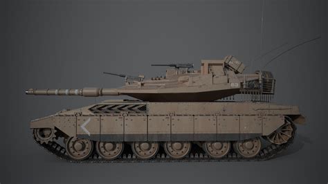 Tank merkava 3D - TurboSquid 1513538