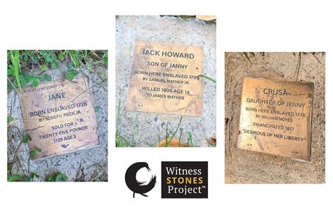 Witness Stone Markers In Old Lyme Ct