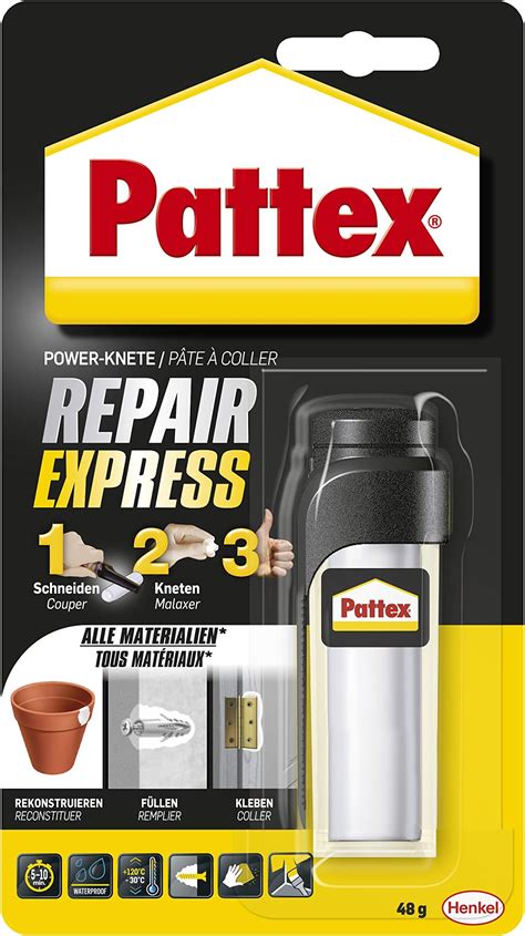 Pattex P Te R Parer M Tal Tube De G P Te Epoxy Bi Composante