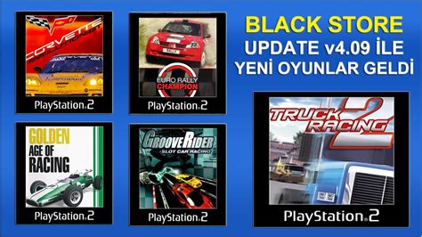 BLACK STORE PS3 İÇİN v4 09 UPDATE ÇIKTI ARABA YARIŞLARI GELDİ EURO