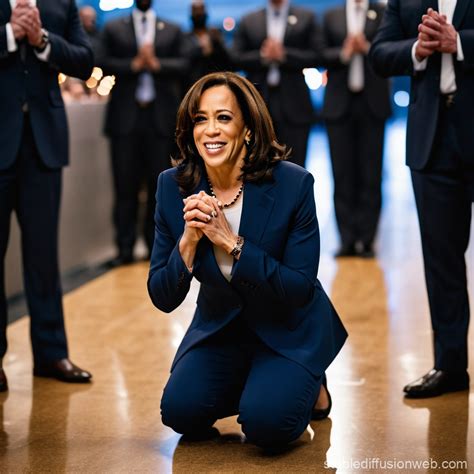 Kamala Harris Press Conference Short Skirt Legs Spread Prompts Stable