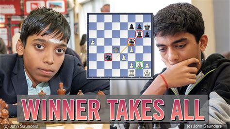 Winner Takes All Gukesh D Vs Praggnanandhaa R Rejkjavik Open 2022