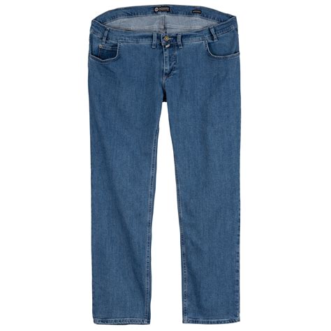 Adamo Xxl Jeans Untersetzte Größe Mittelblau Bigtex