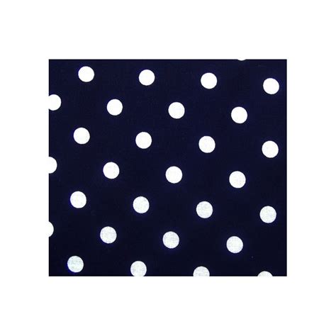 Tissu Pois Blanc Sur Fond Noir X 10cm Ma Petite Mercerie