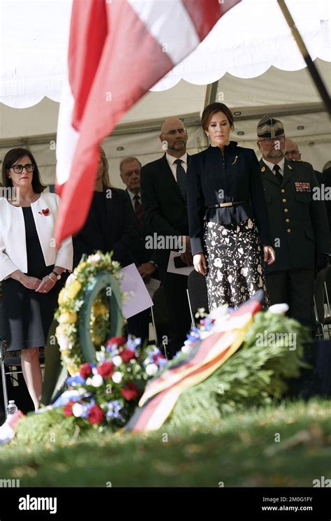 Crown Princess Mary And Australian Ambassador To Denmark Mary Ellen