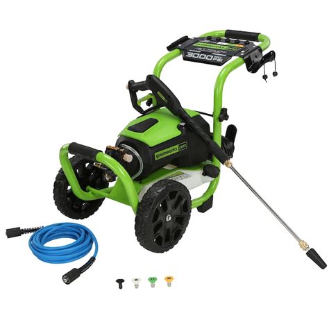 Greenworks Pro 3000 Psi 2 Gallon Gpm Cold Water Electric Pressure Washer In The Electric