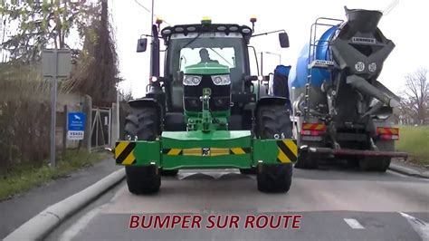 Masse Fonte EUROMASSE BUMPER Sur Tracteur JOHN DEERE YouTube