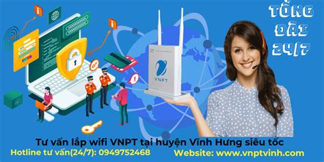 Lắp mạng VNPT huyện Vĩnh Hưng trang bị modem wifi băng tần kép