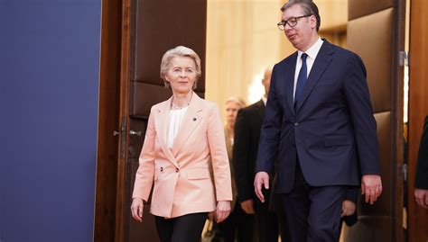 Ursula Von Der Leyen In Serbia B