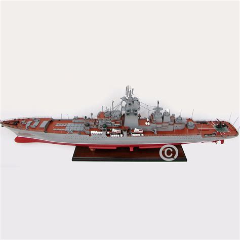 Uss Wisconsin Warship Model Lenght 100