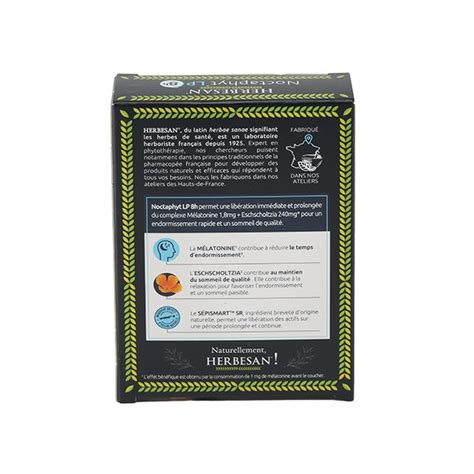 Herbesan Noctaphyt Lp H Sommeil Plantes Et M Latonine Mg