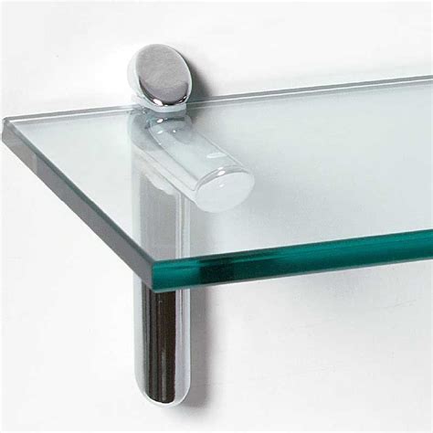 Soporte Estante Madera Y Cristal Bricoblue