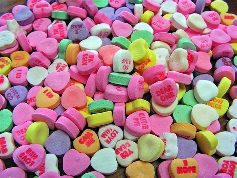 Valentines Day Candy Hearts Hd Wallpaper Pxfuel