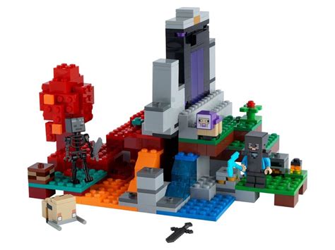 LEGO Minecraft 21172 Разрушенный портал | playzone.com.ua