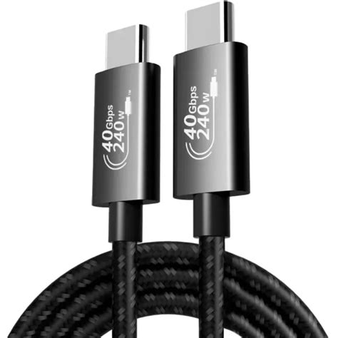 Кабель USB4 Type-C – Type-C PD 240W 8K 40Гбіт/с Thunderbolt 4 ...