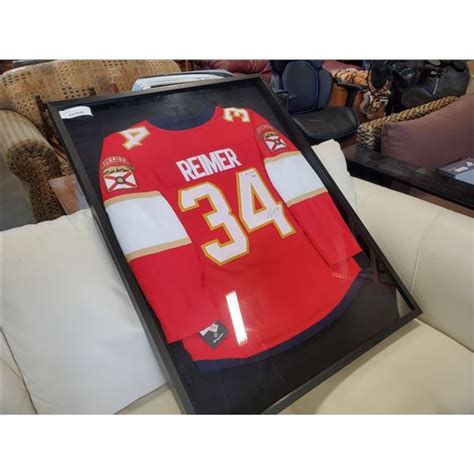 Signed Framed James Reimer Florida Panthers Jersey