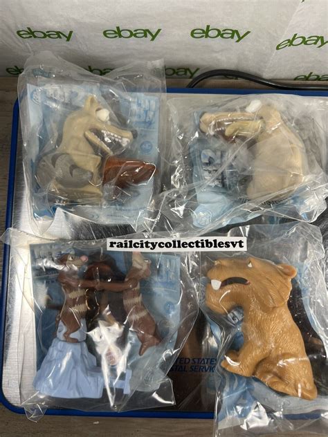 Ice Age 2 The Meltdown Burger King Kids Meal 2005 Toy Lot Of 4 Ebay