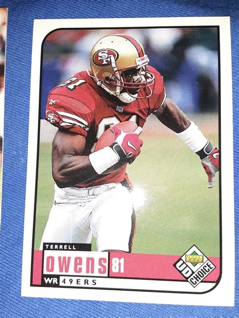 Upper Deck Ud Choice Terrell Owens San Francisco Ers Mvp