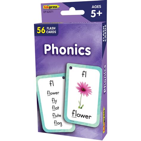 Phonics Flash Cards Tcr62071 Teacher Created Resources