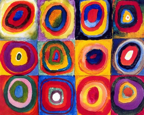 Cercles à La Manière De Vassily Kandinsky Maître François