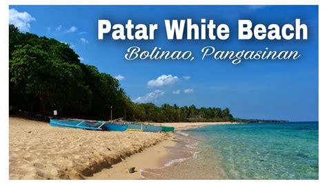 Patar White Beach Bolinao Pangasinan White Sand Beach Pangasinan