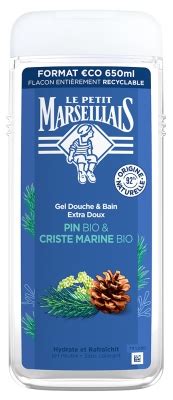 Le Petit Marseillais Gel Douche Bain Extra Doux Pin Bio Criste