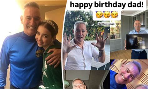 Lucia Field shares photos of her Wiggles star dad Anthony for birthday