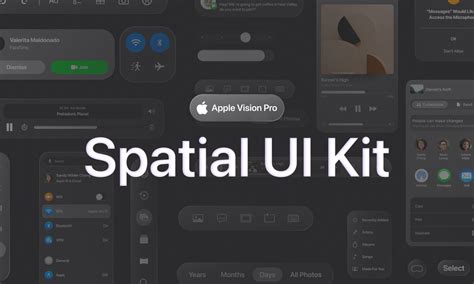 Vision Pro Spatial Ui Kit Figma