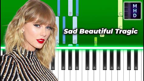 Taylor Swift Sad Beautiful Tragic Taylor S Version Piano Tutorial Youtube