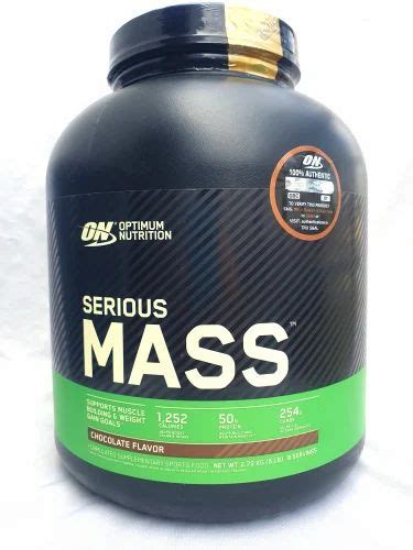 Optimum Nutrition On Serious Mass Packaging Type Jar Packaging Size