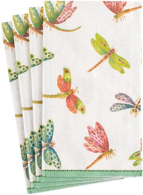 Amazon Caspari Jeweled Butterflies Guest Towel Multicolor Home