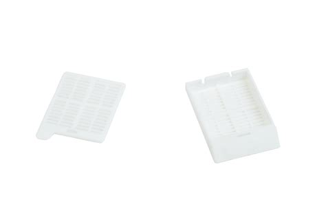 Slotted Cassettes With Hinged Lids Separated White Solmedia